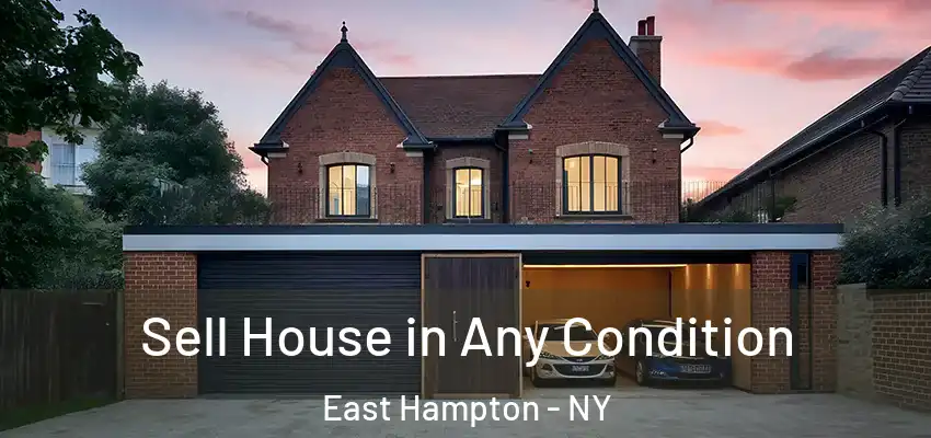  Sell House in Any Condition East Hampton - NY
